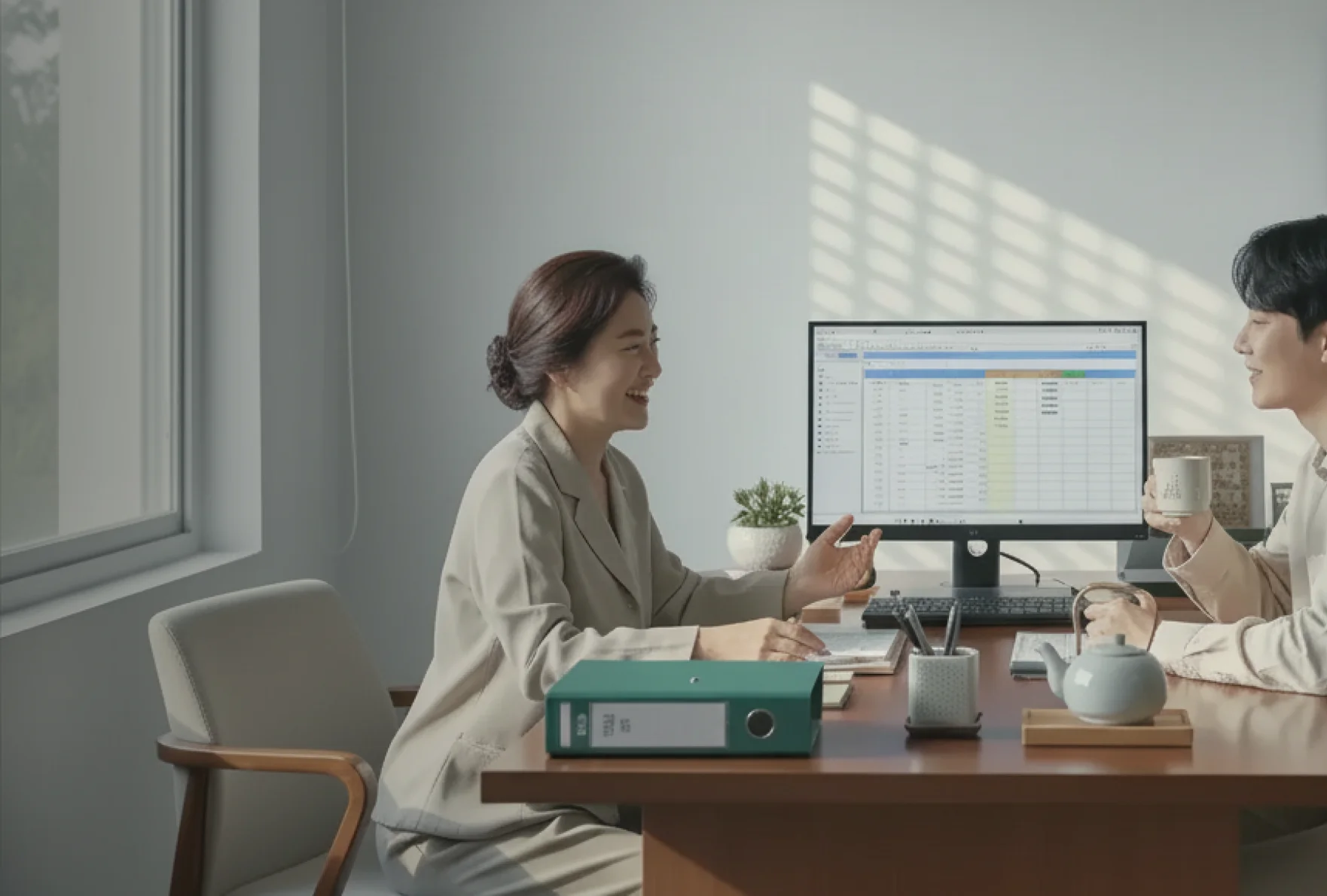 상담 서비스 화면